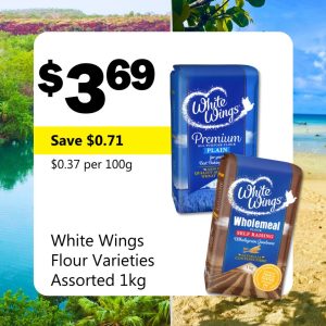 White Wings Flour Varieties Assorted 1kg