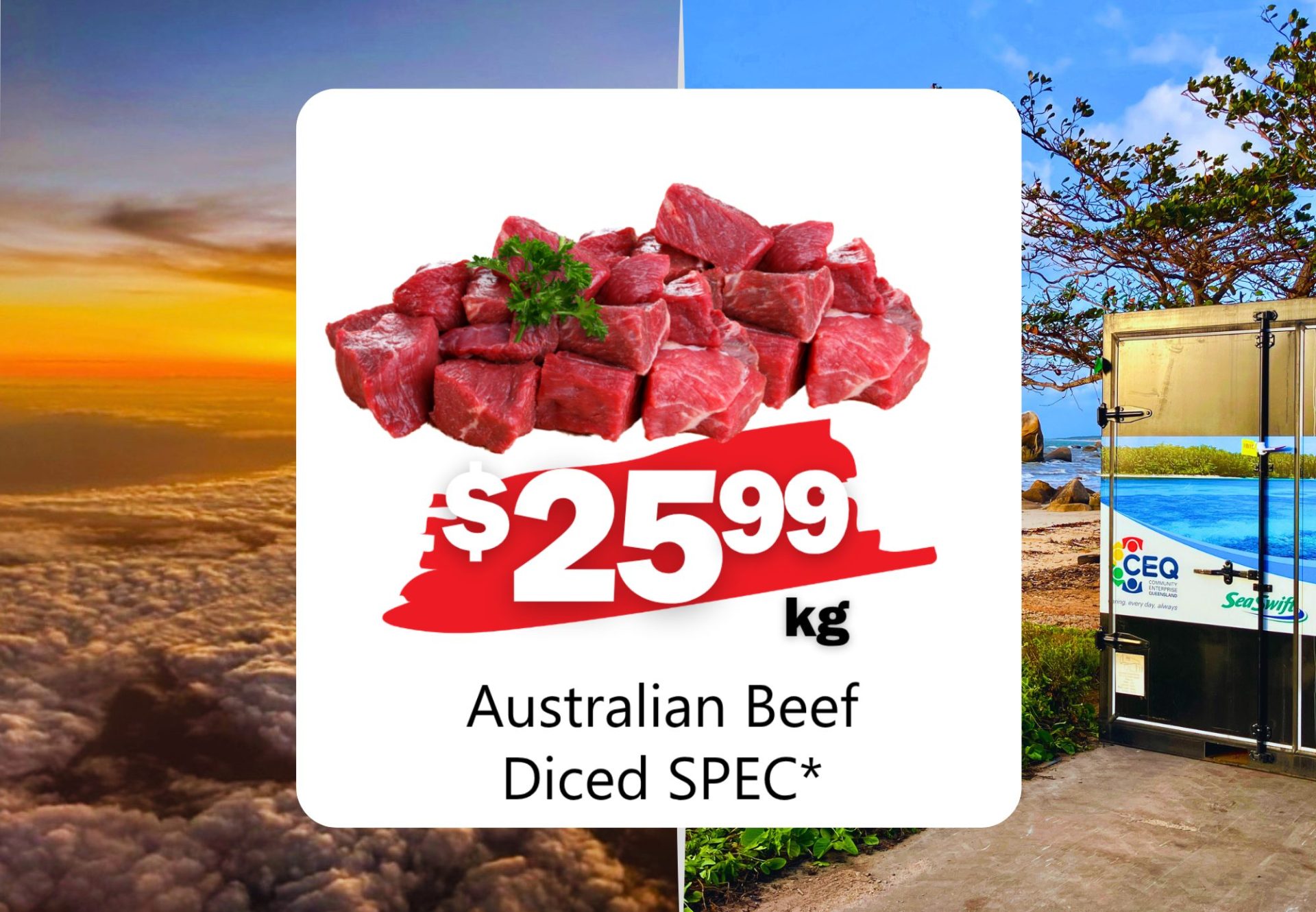 Australian Beef Diced SPEC* (Kg)