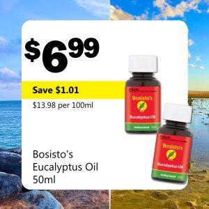 Bosisto's Eucalyptus Oil 50ml