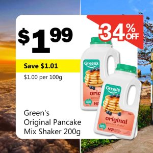 Green's Original Pancake Mix Shaker 200g