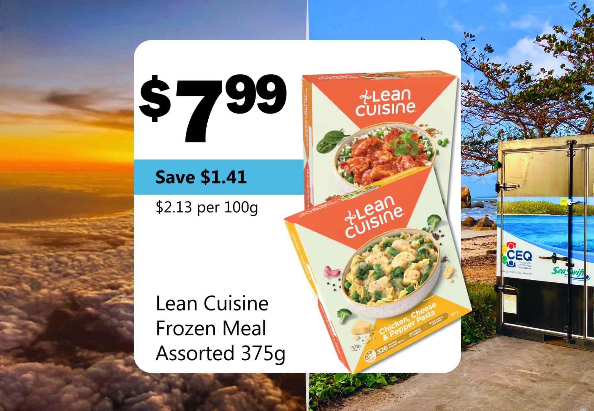 Lean Cuisine Frozen Meal Assorted 375g