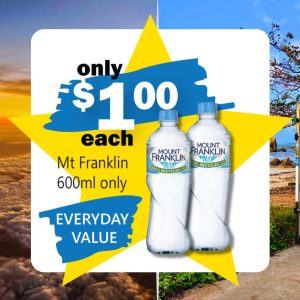 EVERYDAY - Mt. Franklin 600ml Water