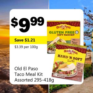 Old El Paso Taco Meal Kit Assorted 295-418g