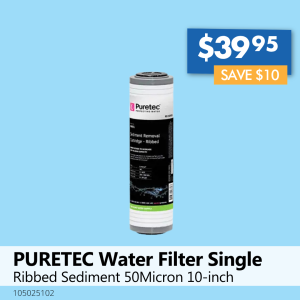 PURETEC Water Filter Single