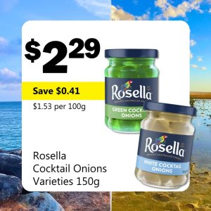 Rosella Cocktail Onions Varieties 150g