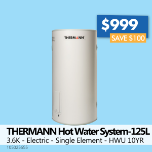 THERMANN Hot Water System-125L