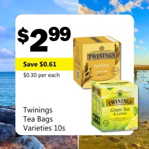 Twinings Tea Bags Varieties 10s