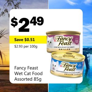 Fancy Feast Wet Cat Food Assorted 85g