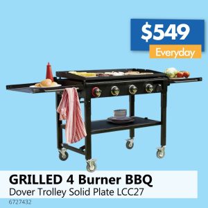 GRILLED 4 Burner BBQ