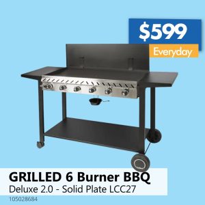 GRILLED 6 Burner BBQ