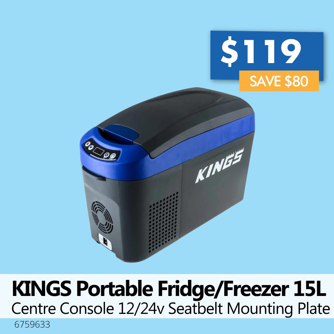 KINGS Portable Fridge/Freezer 15L