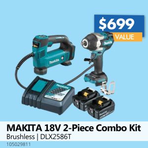 MAKITA 18V 2-Piece Combo Kit