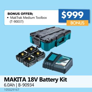 MAKITA 18V Battery Kit