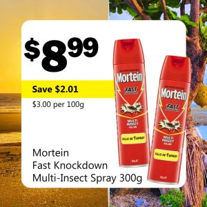 Mortein Fast Knockdown Multi-Insect Spray 300g