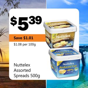 Nuttelex Assorted Spreads 500g