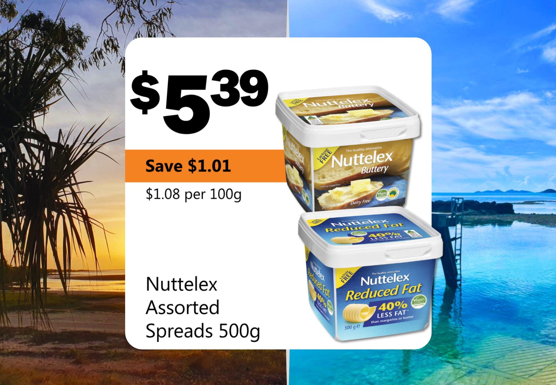 Nuttelex Assorted Spreads 500g