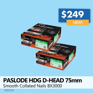 PASLODE HDG D-HEAD 75mm