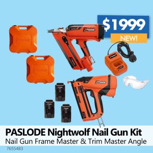 PASLODE Nightwolf Nail Gun Kit