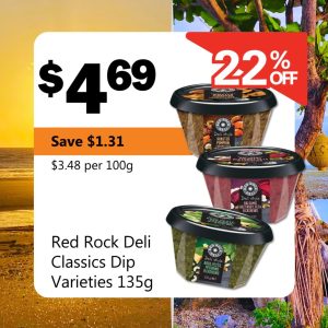 Red Rock Deli Classics Dip Varieties 135g