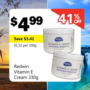 Redwin Vitamin E Cream 330g