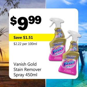 Vanish Gold Stain Remover Spray 450ml