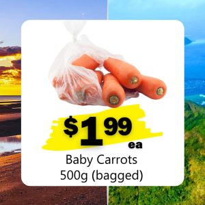 Baby Carrots 500g (bagged) (ea)