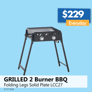 GRILLED 2 Burner BBQ
