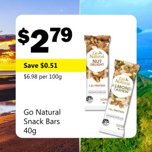 Go Natural Snack Bars 40g