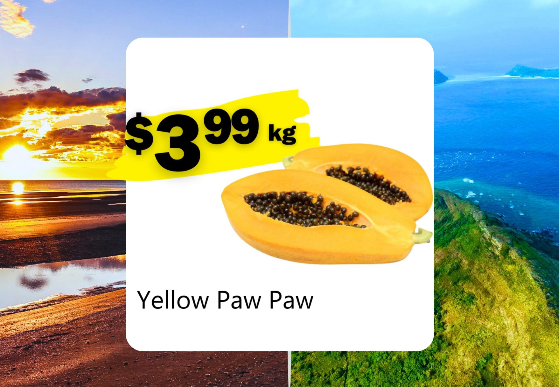 Yellow Paw Paw (Kg)