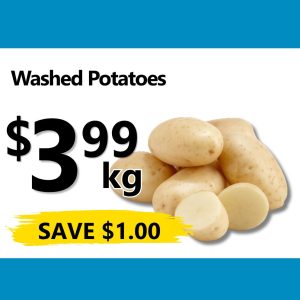 Washed Potatoes (kg)