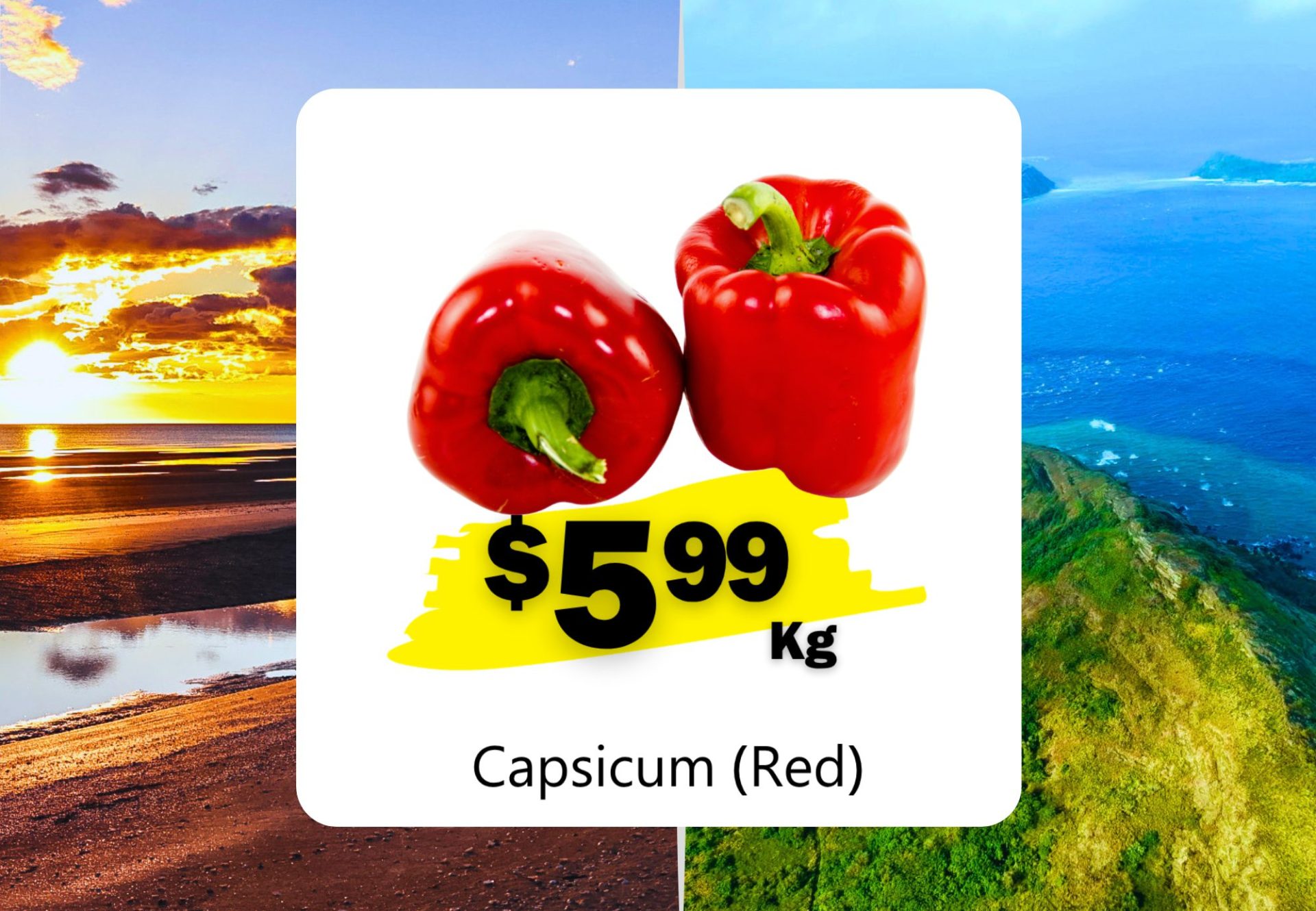 Capsicum (Red) (Kg)