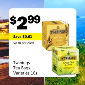Twinings Tea Bags Varieties 10s
